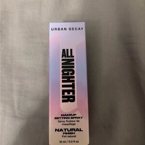 Urban Decay All Nighter Makeup Setting Spray - Pink and Purple Packaging